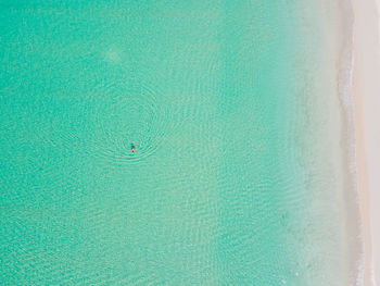 High angle view of swimming pool