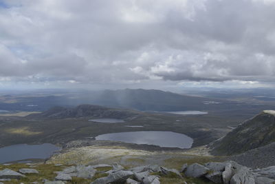 Scenic view of landscape against sky