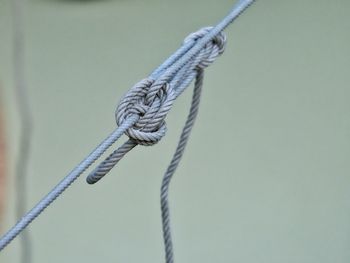 Close-up of ropes