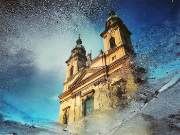 Low angle view of church