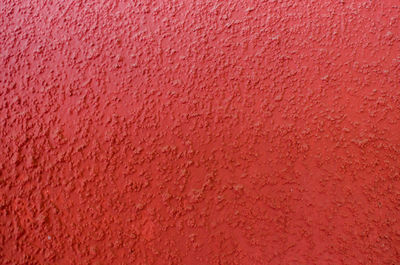 Full frame shot of red wall