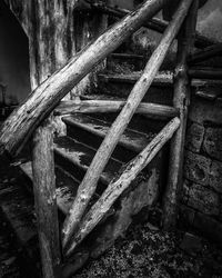 Low angle view of old building