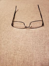 Eyeglasses on textile