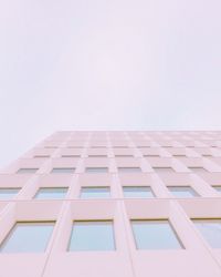 Low angle view of building against clear sky