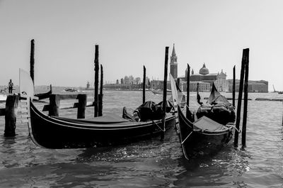 Boats in sea