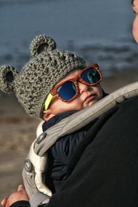 Portrait of man wearing sunglasses