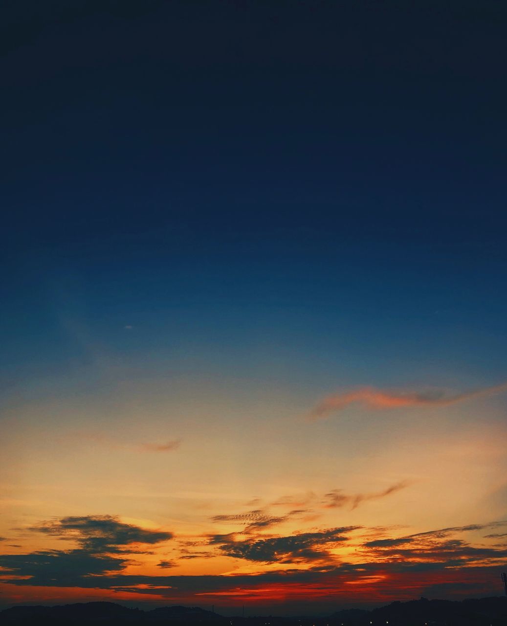 LOW ANGLE VIEW OF SKY DURING SUNSET