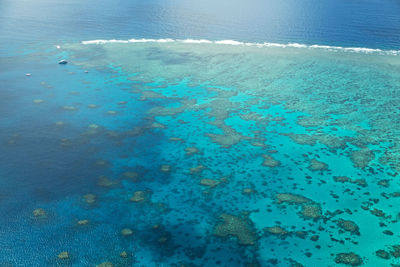 High angle view of swimming pool