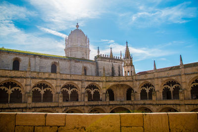 Low angle view of building against sky