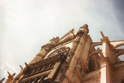 Low angle view of building against sky