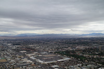 Aerial view of city