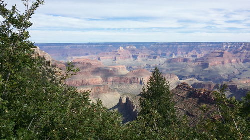 Scenic view of mountains