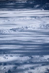 Full frame shot of snow covered landscape