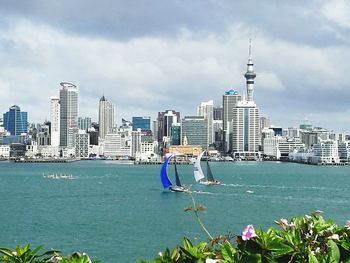 City skyline against sky