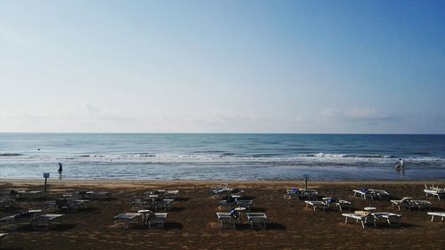 Scenic view of beach