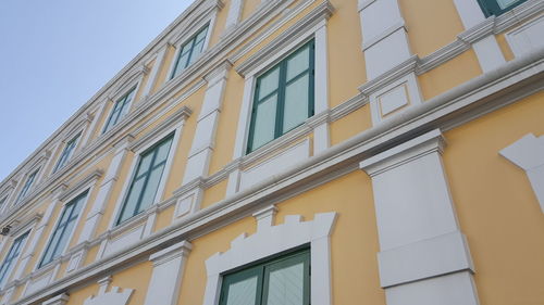Low angle view of building against sky