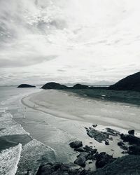 Scenic view of beach