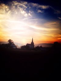 Scenic view of sunset sky