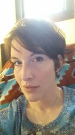 Portrait of young woman