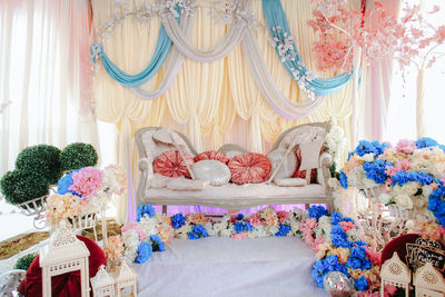 Interior of bedroom at home