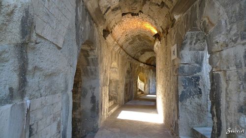 Interior of old building