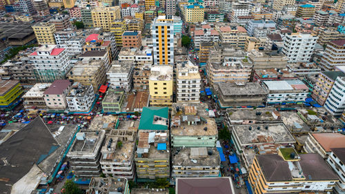 Aerial view of dar es salaam, tanzania