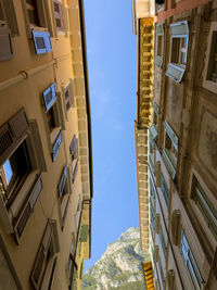 Low angle view of buildings in city