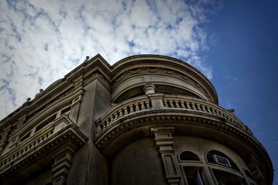 Low angle view of building against sky