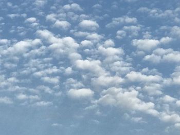 Low angle view of clouds in sky