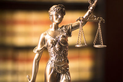 Close-up of lady justice