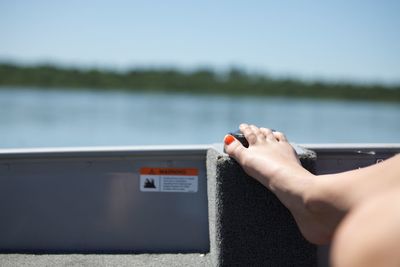 Cropped image of hand holding water