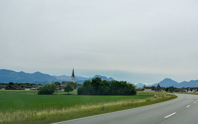 Scenic view of landscape against sky