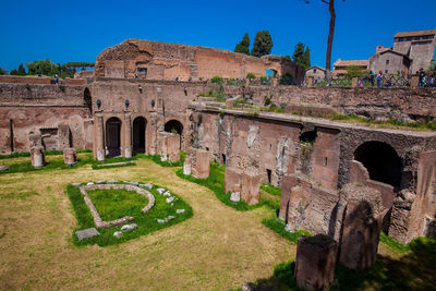 Old ruins of building