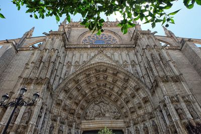 Low angle view of cathedral against sky
