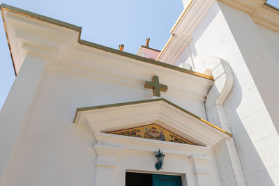 Low angle view of building against sky