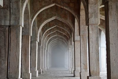 Corridor of historic building