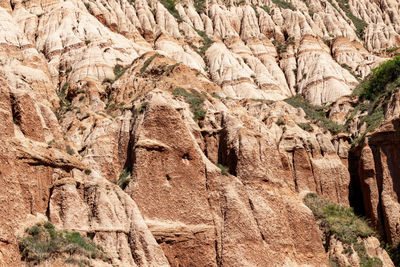 Rock formations in a desert