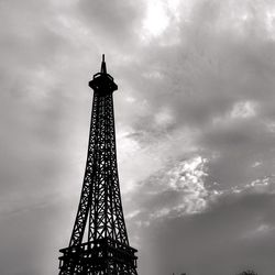 Low angle view of cloudy sky