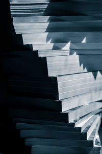 Close-up of piano keys