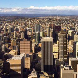 Aerial view of cityscape