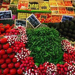 Full frame shot of food for sale