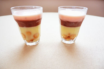 Close-up of coffee on table