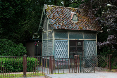 Entrance of building