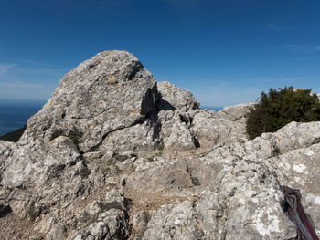 Scenic view of mountain against sky