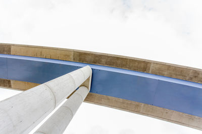 Low angle view of bridge against sky