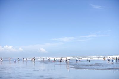 People on beach