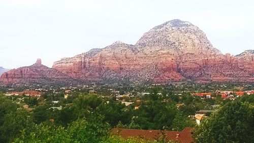 Scenic view of mountains