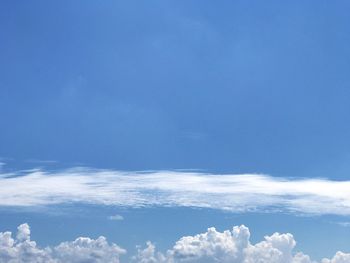 Low angle view of clouds in sky