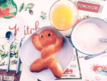Close-up of food in plate
