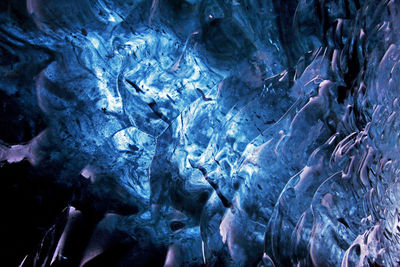Full frame shot of rocks in water